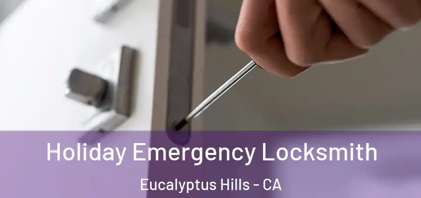 Holiday Emergency Locksmith Eucalyptus Hills - CA