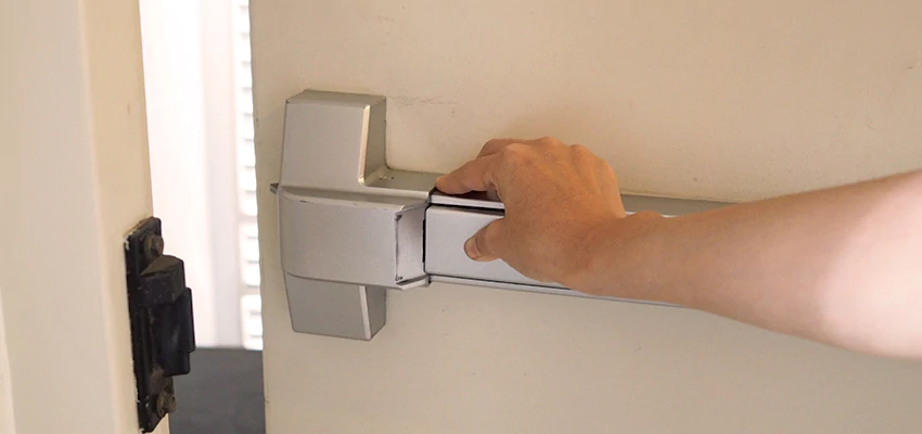 Roller Gate Panic Bar Installation in Eucalyptus Hills, California